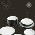 Yellowstone 12-Piece Ceramic Dinnerware Set â€“ Beth Collection Rustic Matte Glaze Dishes, Service For 4