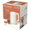 1.7-Liter Electric Kettle 1500 W with One-Touch Activation, White Icing by Drew Barrymore