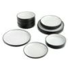 Yellowstone 12-Piece Ceramic Dinnerware Set â€“ Beth Collection Rustic Matte Glaze Dishes, Service For 4