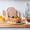 Rotating Belgian Waffle Maker, Rose by Drew Barrymore