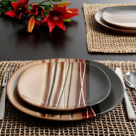 Brown Bazaar Dinnerware Set - Enhance Your Dining Experience with Style and Elegance! (Actual Color: )