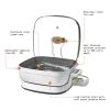 5-in-1 Electric Expandable Skillet;  Black Sesame | White Icing